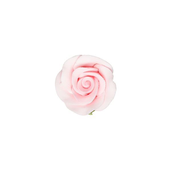 1.25" Rose w/ Calyx - Small - Pink