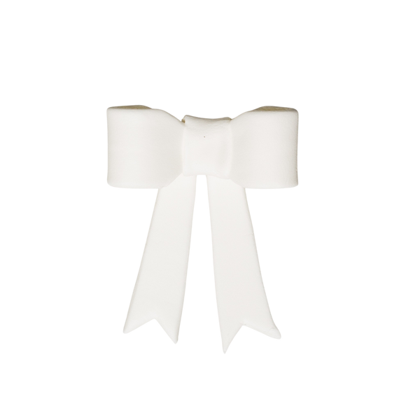 1-7/8" Full Bow w/ Tails - Medium - White