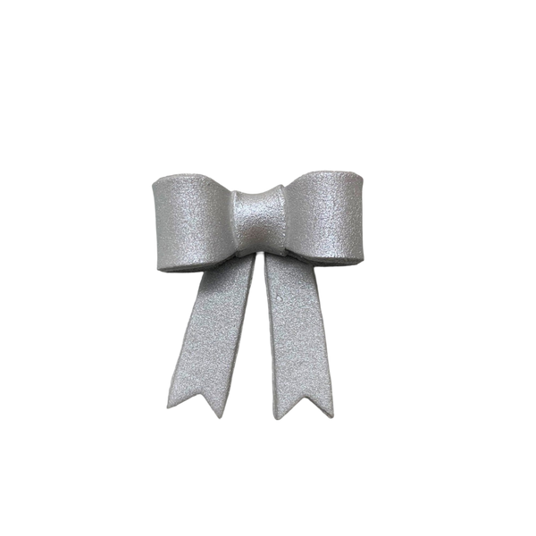 1.5" Full Bow w/ Tails - Silver (24 per box)