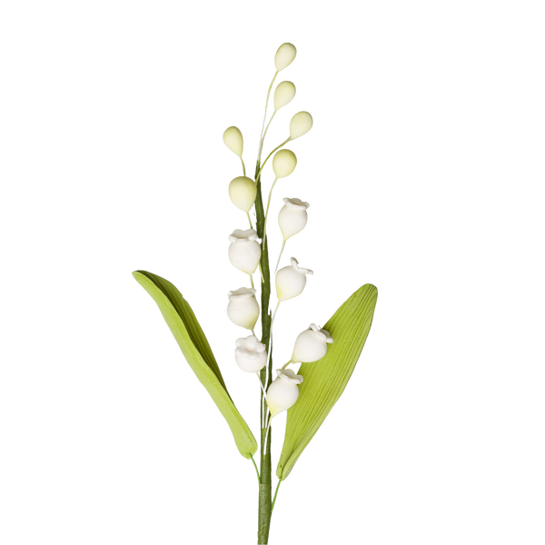 9 7/8" Lily of the Valley Spray - White