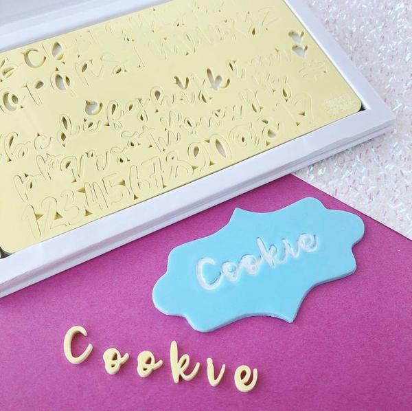 Sweet Stamp Letter Set - Cookie