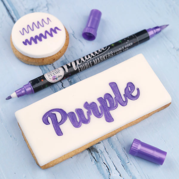 Sweet Stamp Metallic Edible Ink Marker - Purple