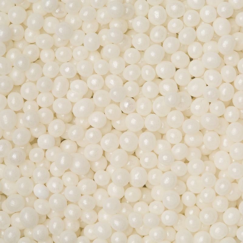 4mm White Sugar Pearls