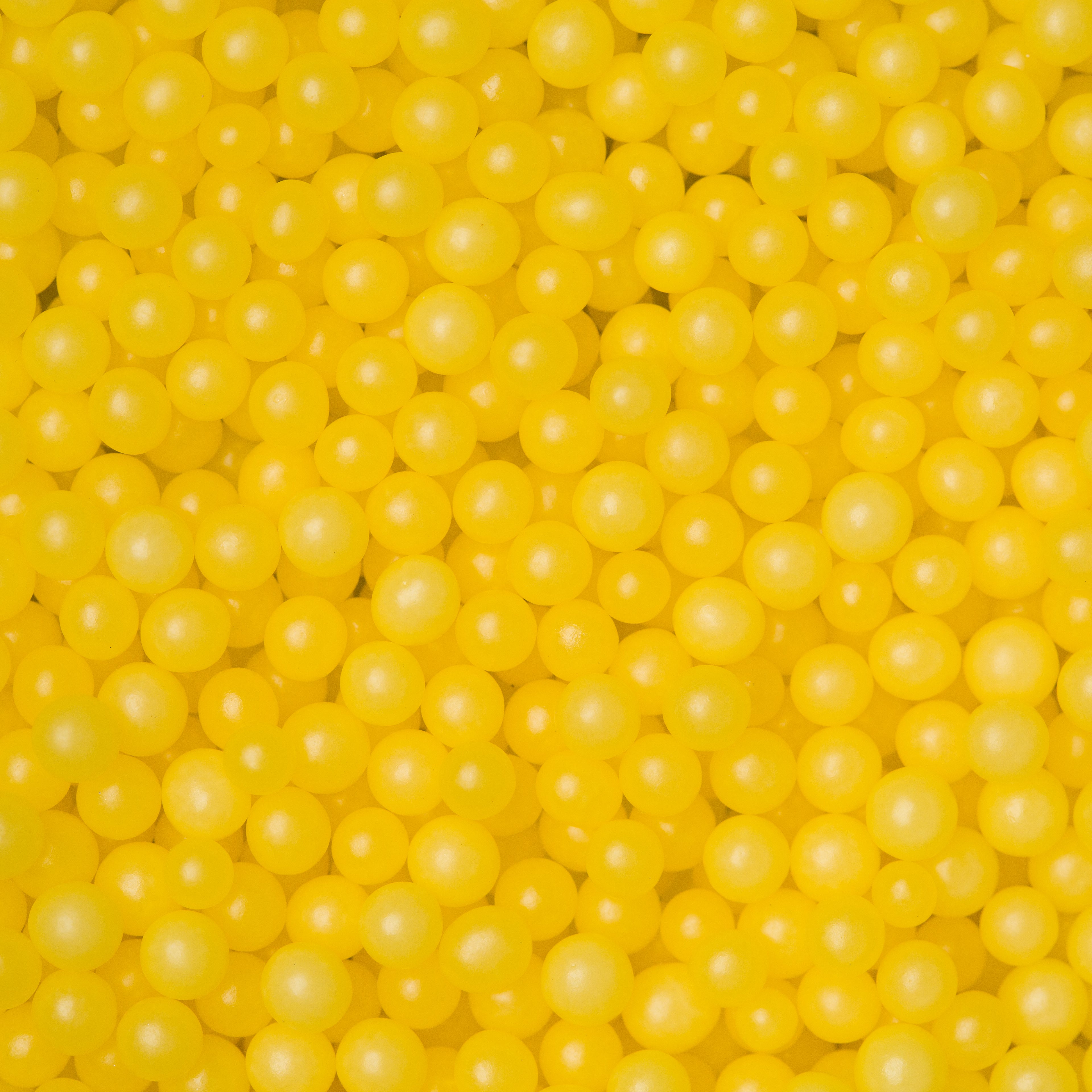 4mm Yellow Sugar Pearls Wholesale Sugar Flowers
