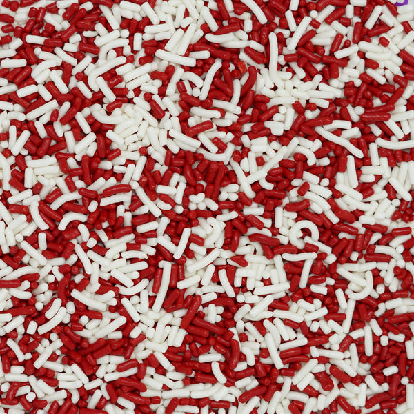 Red-White Sprinkles(Jimmies)