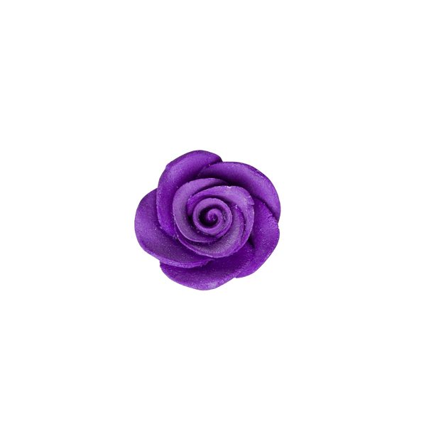 1-1/8" Rose w/calyx -  Petite -  Purple