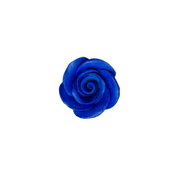 1-1/8" Rosa con cáliz - Petite - Azul Real