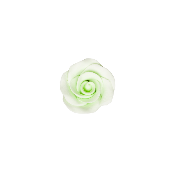 1-1/8" Rosa con cáliz - Petite - Verde Menta