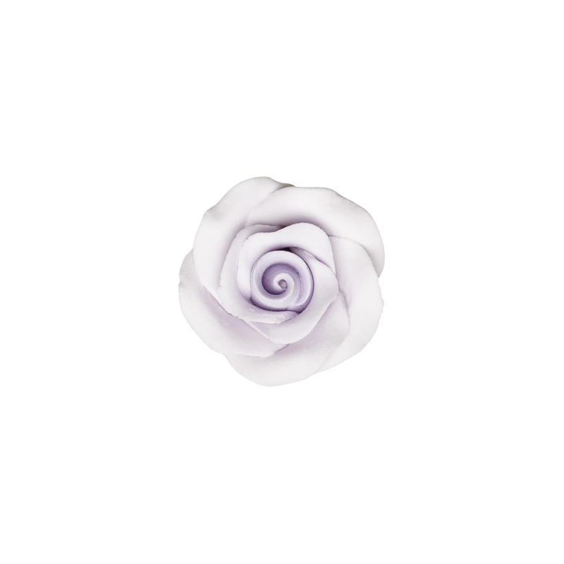 1.25" Rose w/ Calyx - Small - Lavender