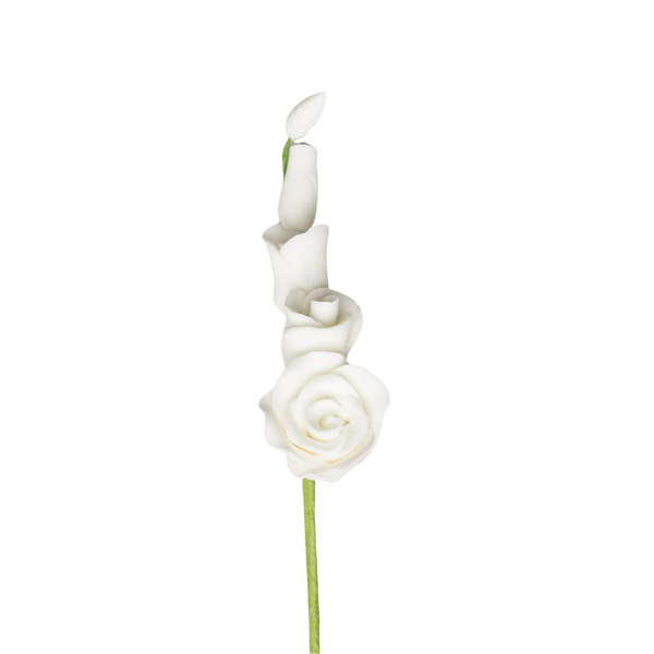 2.5" Rose Filler - Mini - White