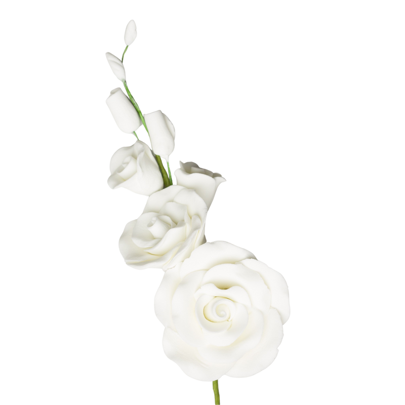 Relleno para rosas de 5" - Grande - Blanco