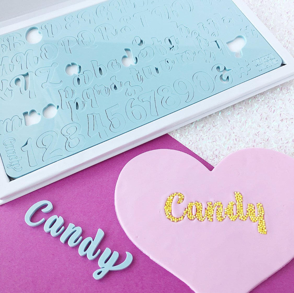 Sweet Stamp Letter Set - Candy – Wholesale Sugar Flowers