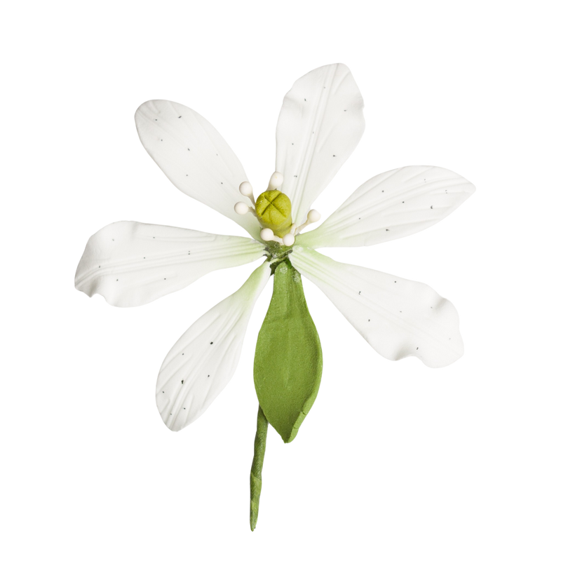 2.5" Exotic Lily - Small - White