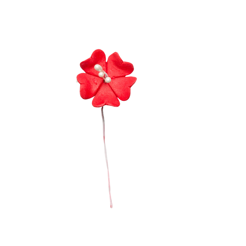 1.25" Fruit Blossom - Red