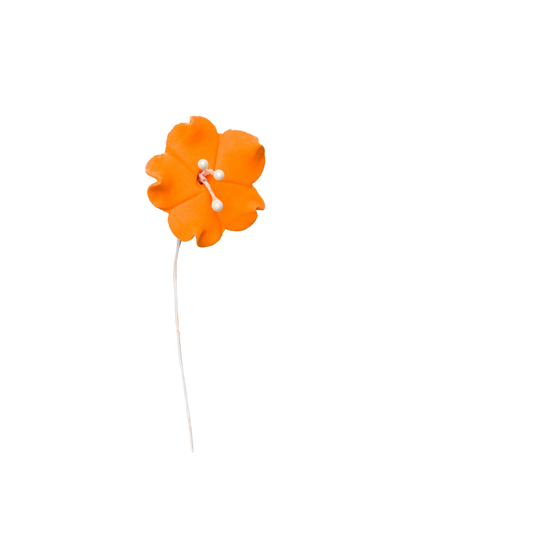 1.25" Fruit Blossom - Orange