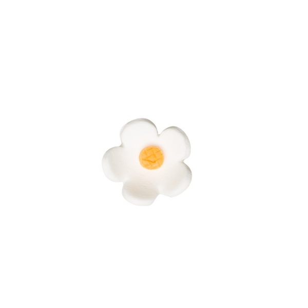 Flores de 3/4" - Pequeñas - Blancas