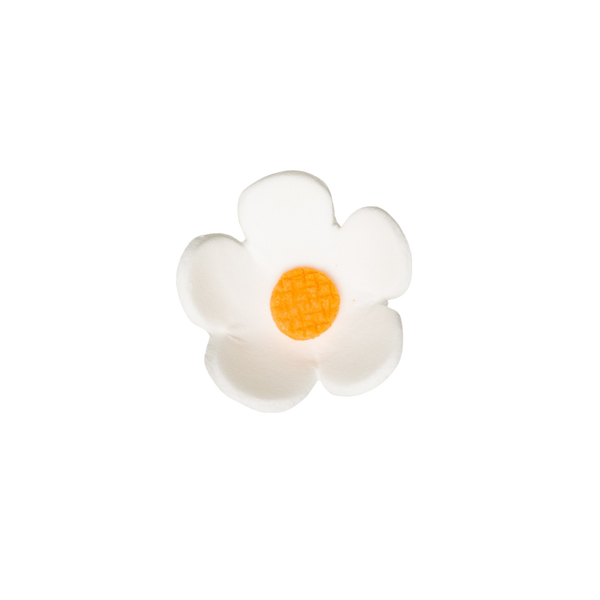Flores de 1" - Medianas - Blancas