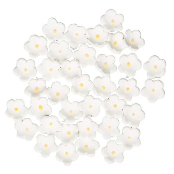 1/2" Blossoms - Petite - White