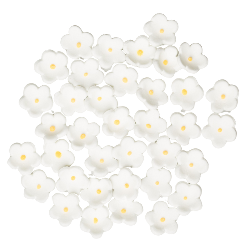 1/2" Blossoms - Petite - White