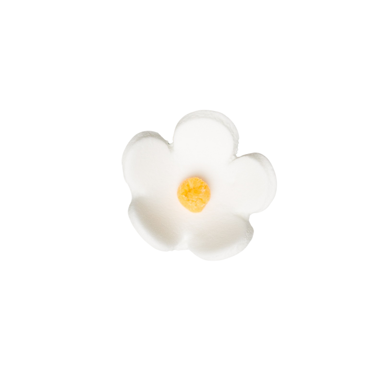 Flores de 1" - Pequeñas - Blancas