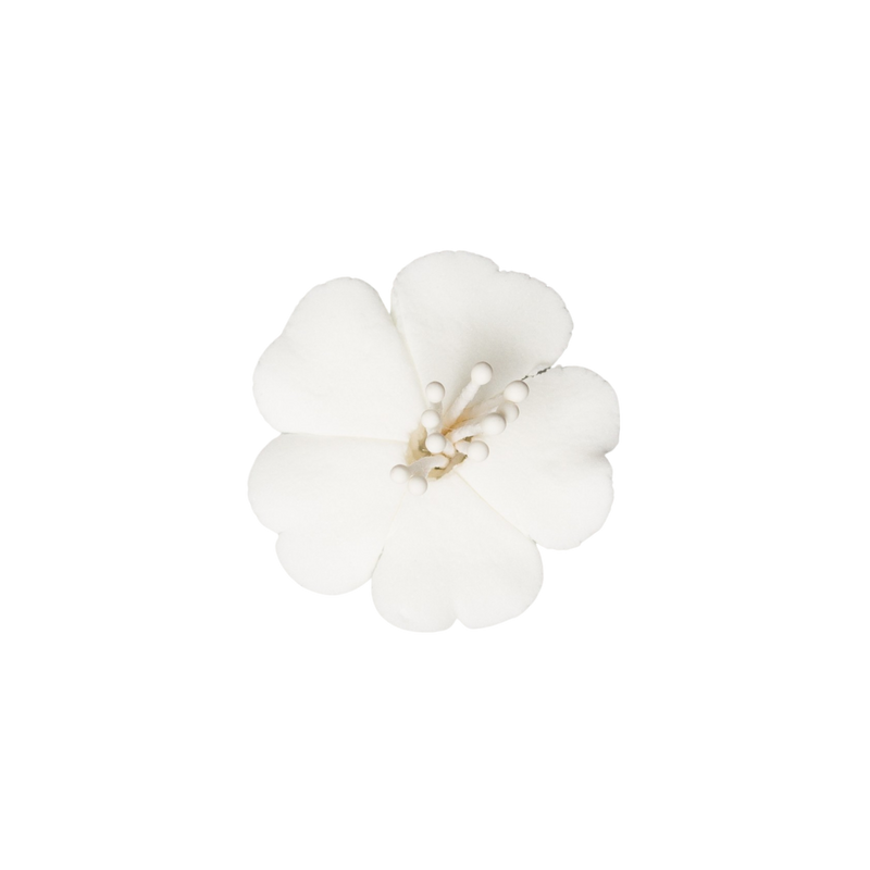 1.25" Cherry Blossoms - White