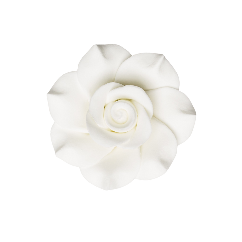 2" Gardenia - Medium - White