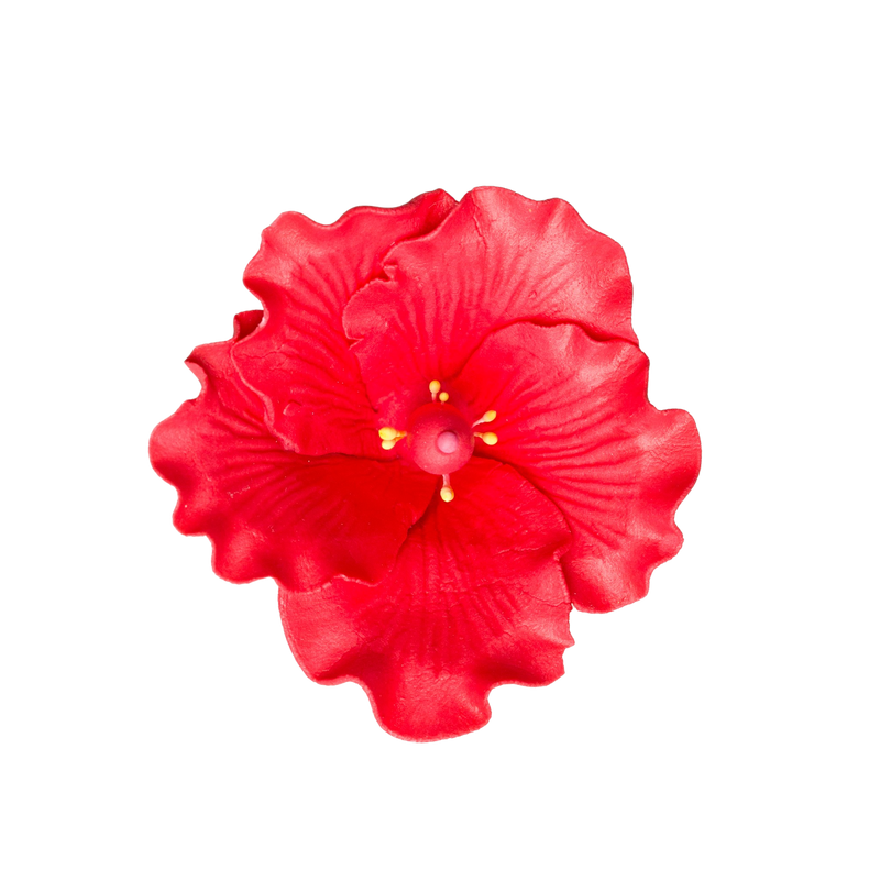 2.5" Hibiscus - Small - Red