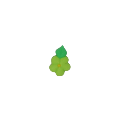 Flores de gota de glaseado real de 5/8" - Verde lima