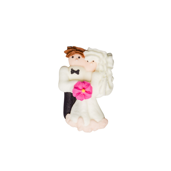1.75" Royal Icing Bride and Groom