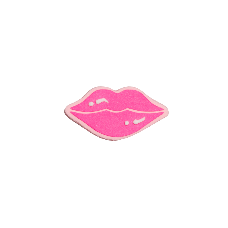 Labios besándose de 1.5" - Rosa