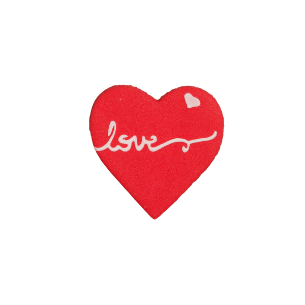 Corazón 'Love' de 1.5" - Rojo