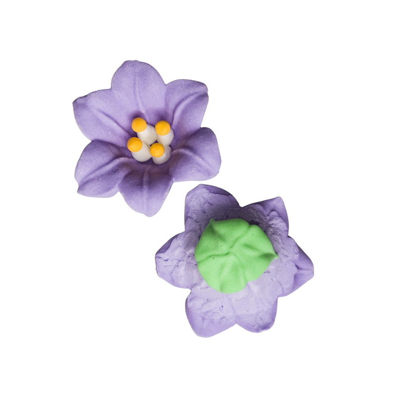 1.5" Royal Icing Easter Lily - Lavender