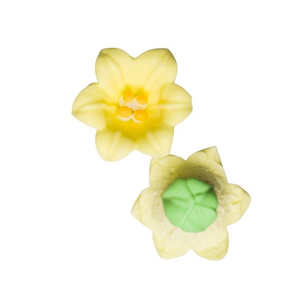1.5" Royal Icing Easter Lily - Yellow