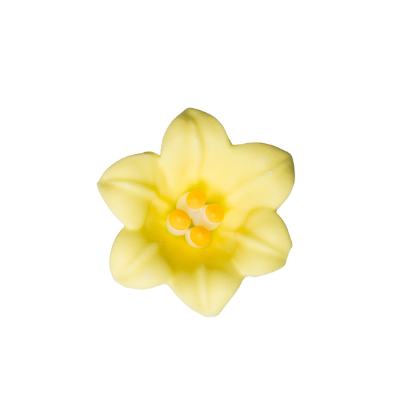 1.5" Royal Icing Easter Lily - Yellow