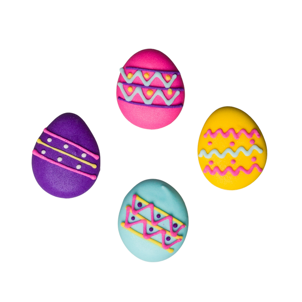 1" Royal Icing Easter Eggs #2 - Small