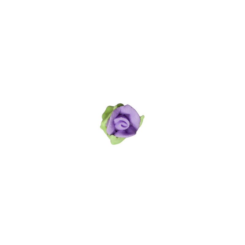 1/2" Royal Icing Rosebud - Medium - Lavender