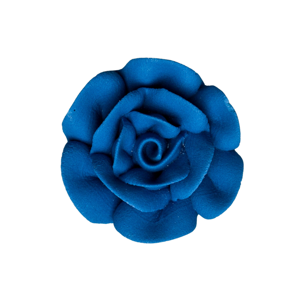 1.75" Royal Icing Rose - Large - Royal Blue