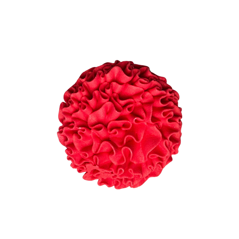1.5" Royal Icing Carnation - Medium - Red