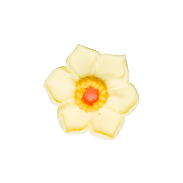 Narciso Royal Icing de 1.5" - Mediano - Amarillo