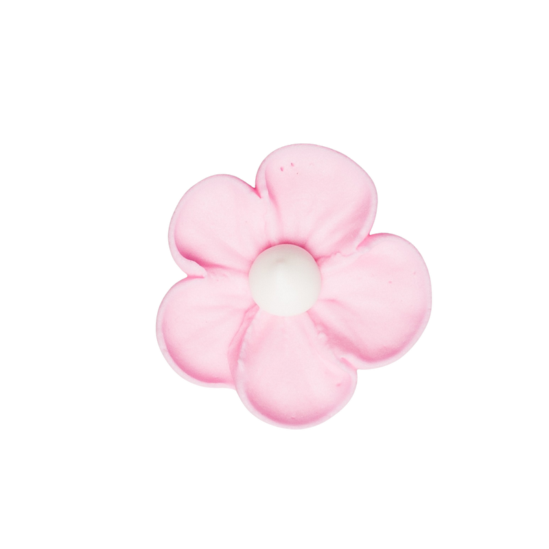 Flor de glaseado real de 1,5" - Rosa