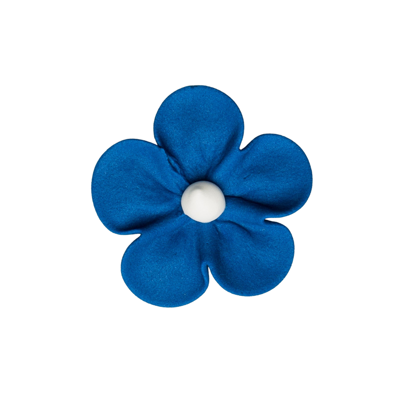 Flor de glaseado real de 1,5" - Azul real