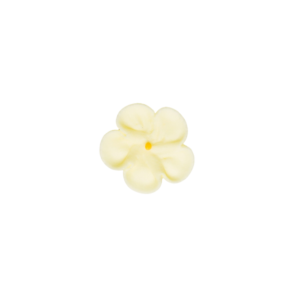 7/8" Royal Icing Forget-Me-Nots - Small - Yellow