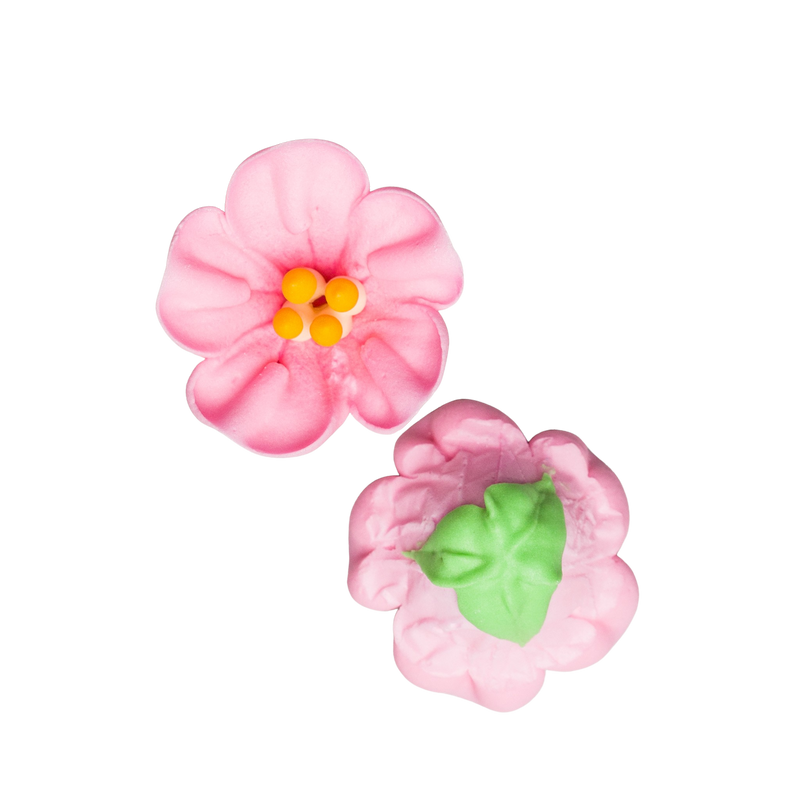 1.5" Royal Icing Petunia - Medium - Pink