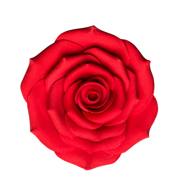 Rosa de azúcar de 3,5" - Rojo