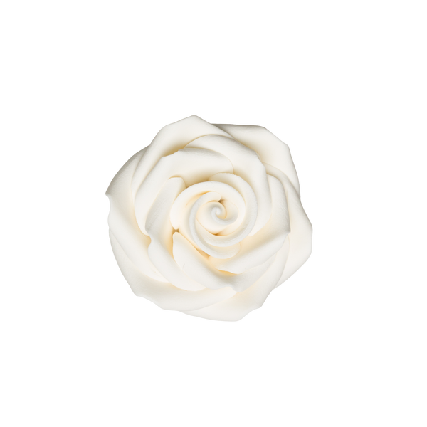2" Elegant Rose - White