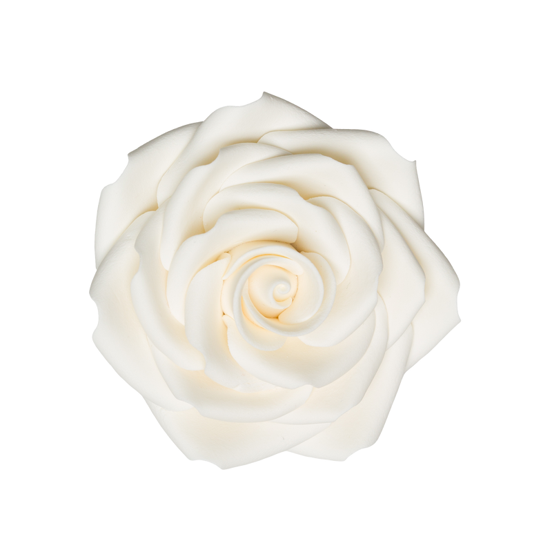 Rosa elegante de 3" - Blanco