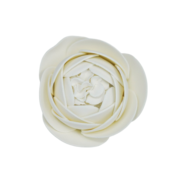 2.75" English Rose - White