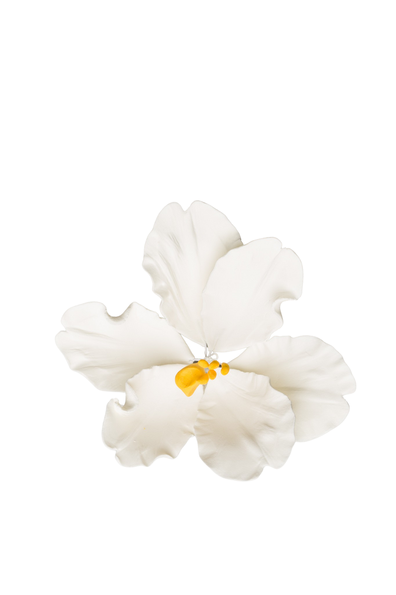 3" Tulip (open) - White
