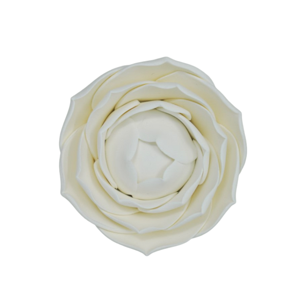 3" Camellia Lace - White