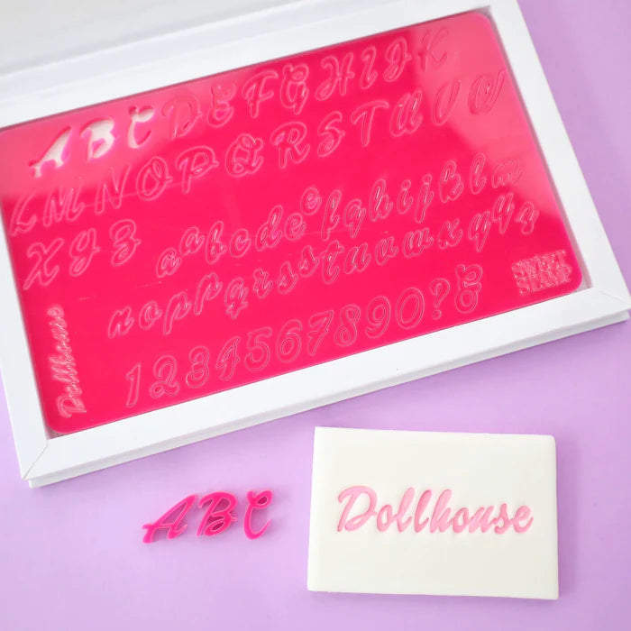 Sweet Stamp Letter Set - Dollhouse Mini